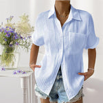 Lady Comfortable plain shirt with pockets