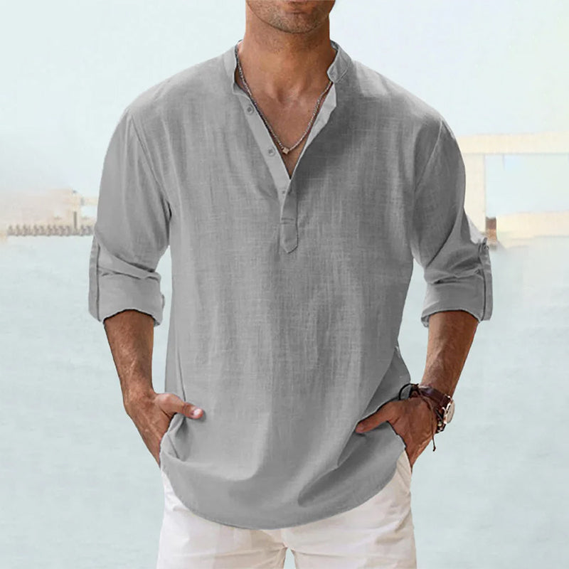 Men's Cotton Linen Casual Shirt