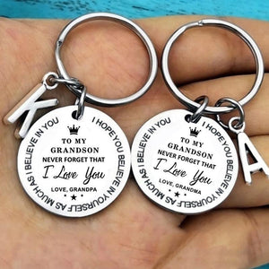 Sank® To My Granddaughter/Grandson Keychain