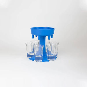 6 Shot Glass Dispenser and Holder