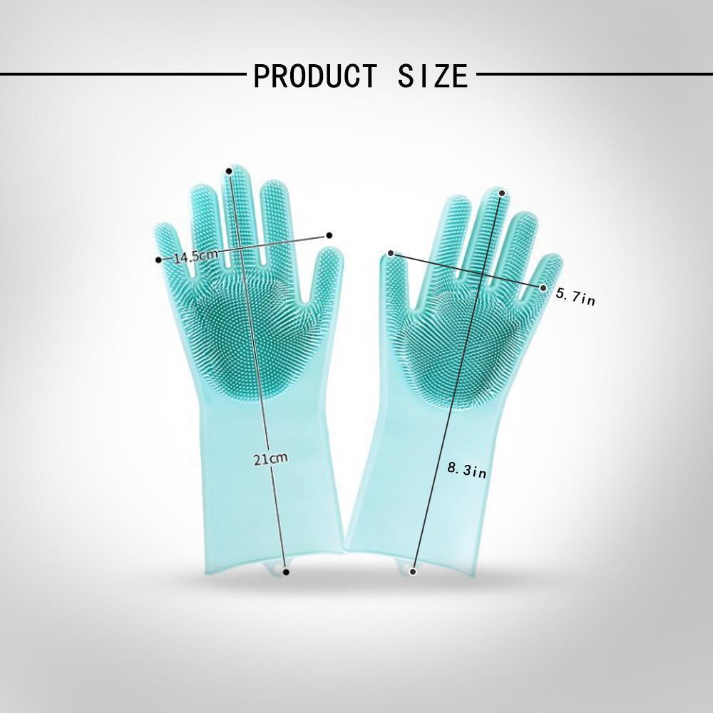 Magic Silicone Washing Gloves