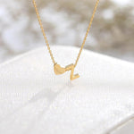 Initial Heart Necklace