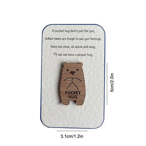 Pocket Hug Wooden Token