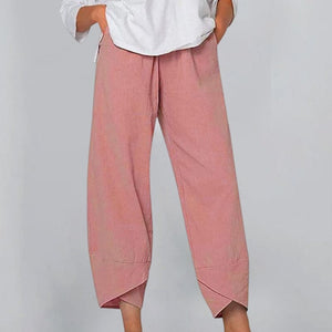 Cotton and Linen Casual Pants