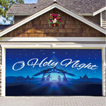 Snow Garage Door Banner Ornament