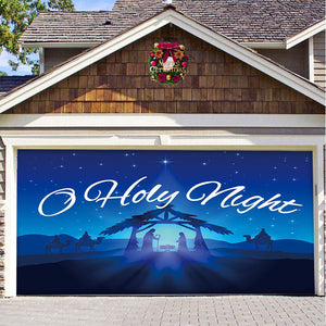 Snow Garage Door Banner Ornament