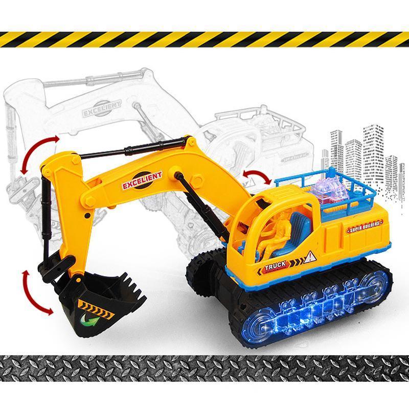 Simulated Electric Bulldozer Excavator