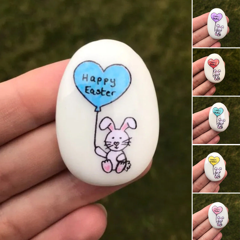 Easter Bunny Pocket Stone Gift