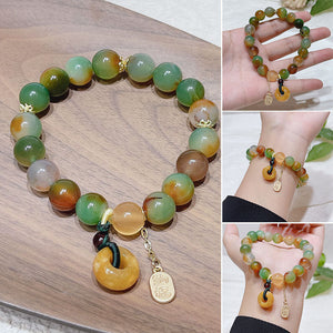 Natural Colorful Agate Bracelet