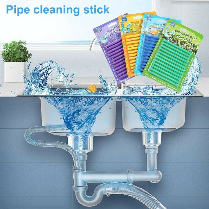 Magic Stick for Pipe Decontamination & Deodorization (12 PCS)