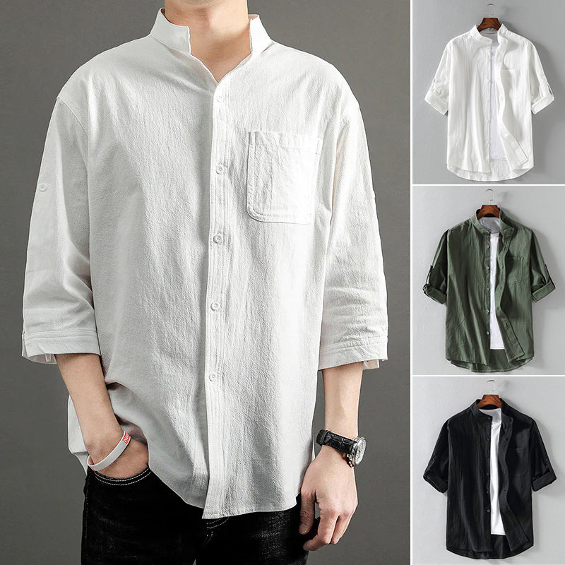 Short Sleeve Linen Shirt