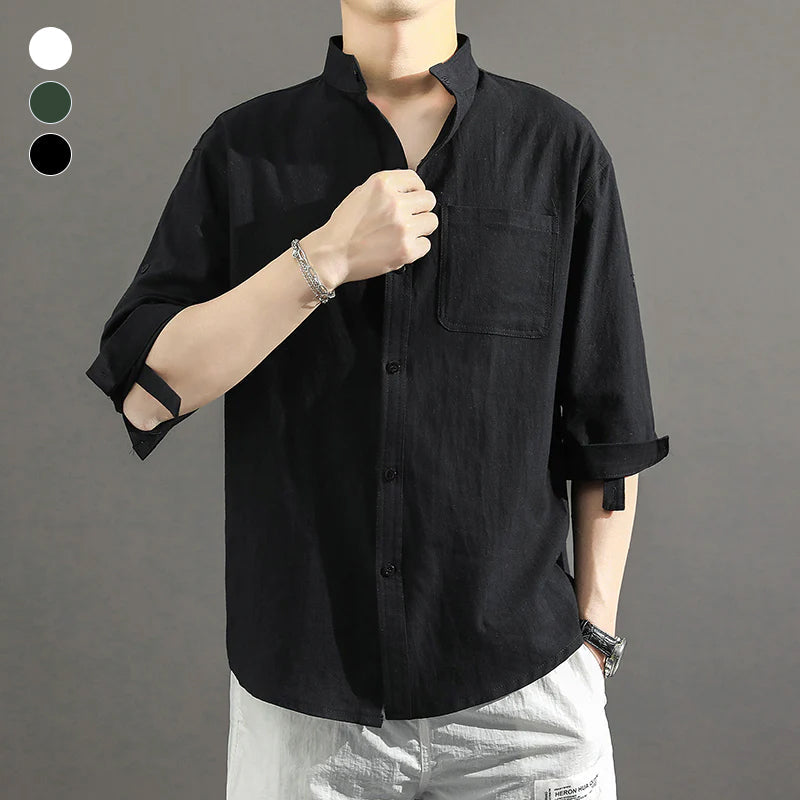 Short Sleeve Linen Shirt