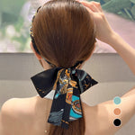 Retro Long Ribbon Headband