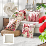 Pink Christmas Pillow Covers