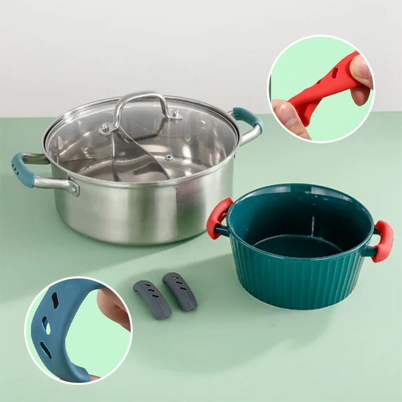 Silicone Anti-scald Pot Handle Cover (2 PCS)