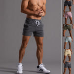 Men's Drawstring Elastic Workout Shorts