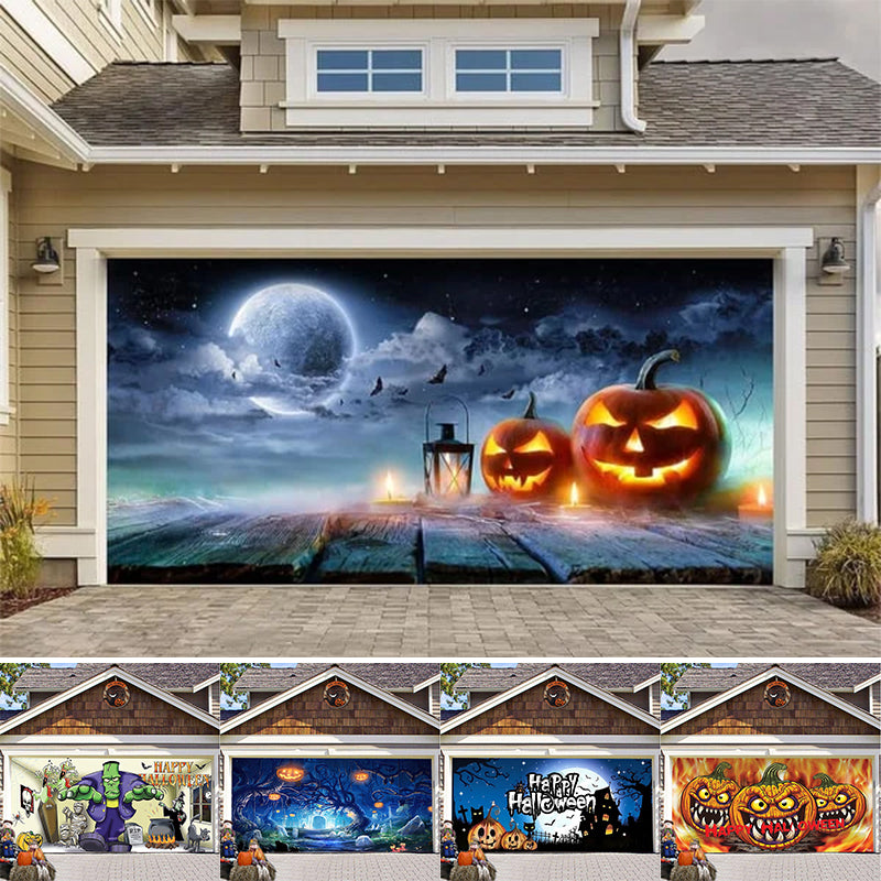 Halloween 2023 Garage Door Decoration