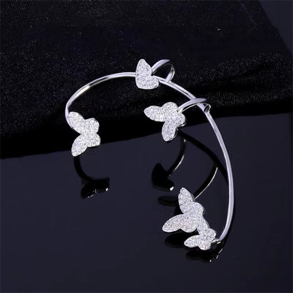 Withinhand Fashion Butterfly Climber Earrings