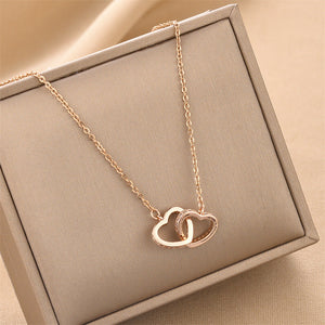 Interlocking Hearts Necklace