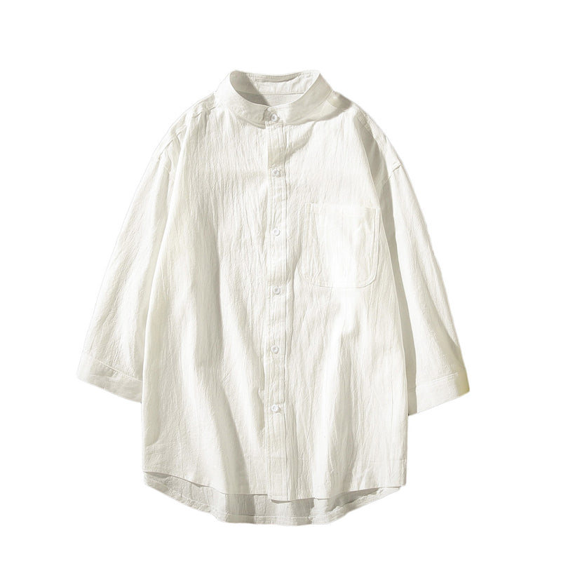 Short Sleeve Linen Shirt