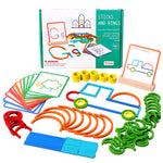 Montessori Children's Puzzle Logic Training Ring Game