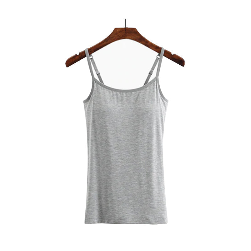 Tank Top With Built-In Bra