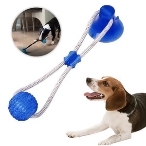 Dog Bite Toy Interactive food leaker toy with Suction Cup