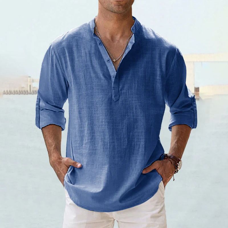 Men's Cotton Linen Casual Shirt