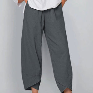 Cotton and Linen Casual Pants