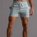 Men's Drawstring Elastic Workout Shorts