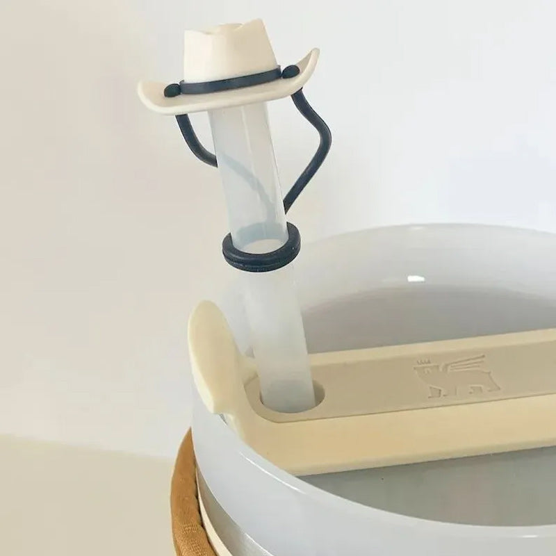 Silicone Cowboy Hat Straw Covers Cap